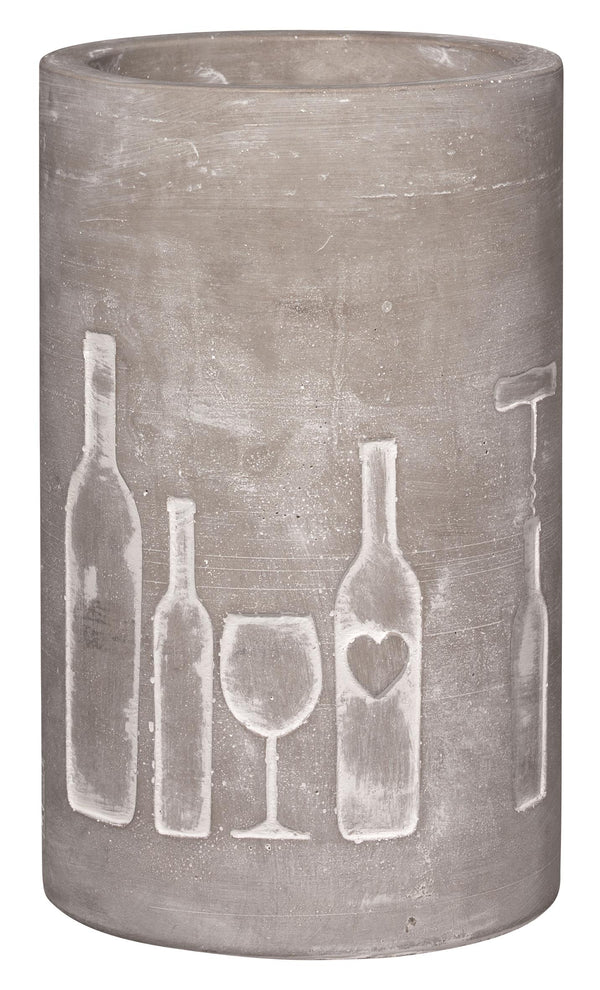 Flaschenkühler "Flasche und Glas"