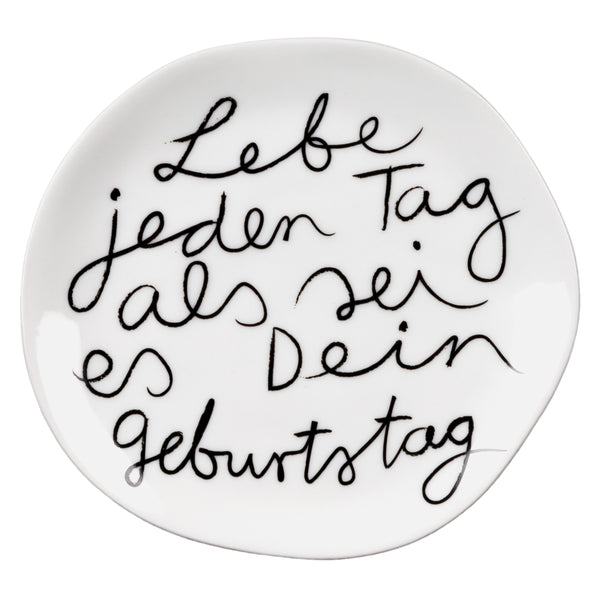 Mix & Match Teller klein "Lebe jeden Tag..."