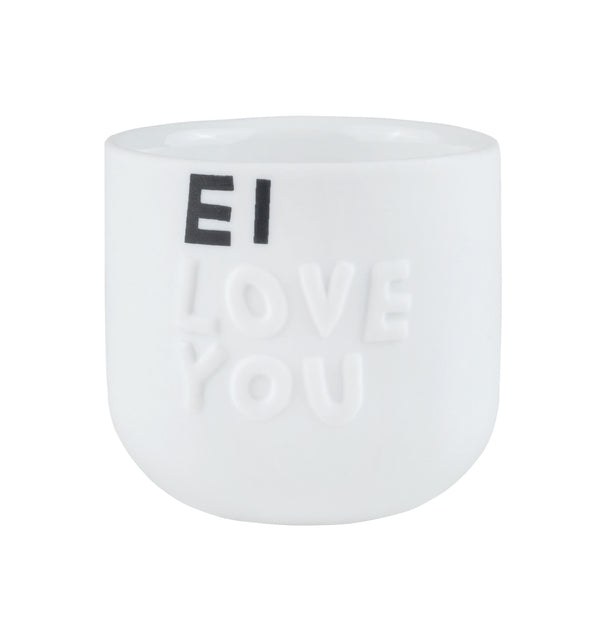 Eierbecher "Ei Love you"