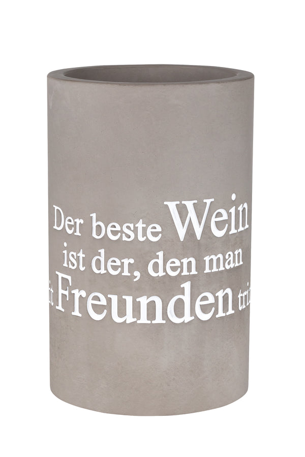 Flaschenkühler "Der beste Wein..."