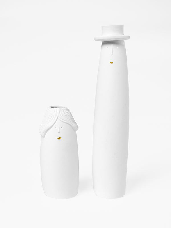 Vase  Set "Familienbande Opa+ Oma"