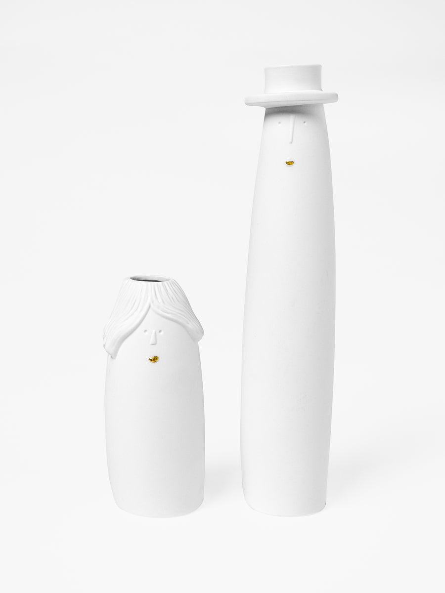 Vase  Set "Familienbande Opa+ Oma"