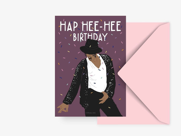 Geburtstagskarte "Hap Hee Hee" - raschekraenzedevelopment