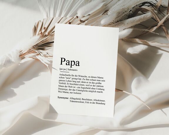 Definitionskarte "Papa" - raschekraenzedevelopment