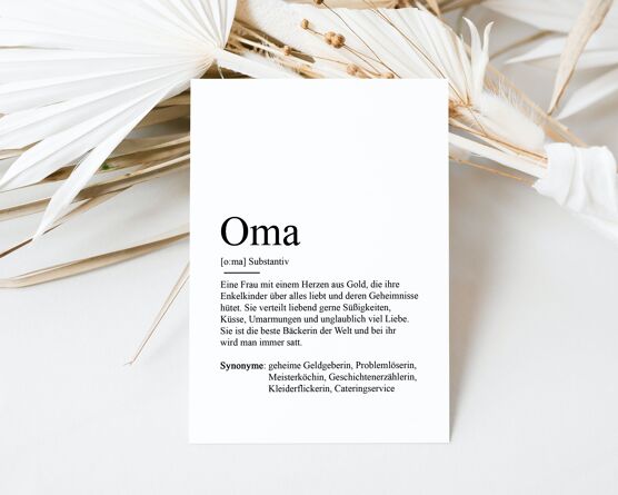 Definitionskarte "Oma" - raschekraenzedevelopment