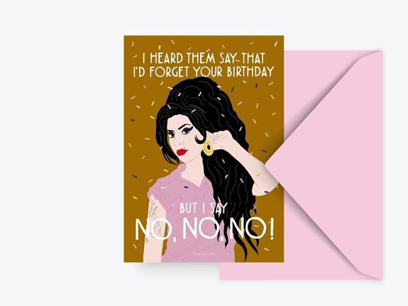 Geburtstagskarte "No No No" - raschekraenzedevelopment