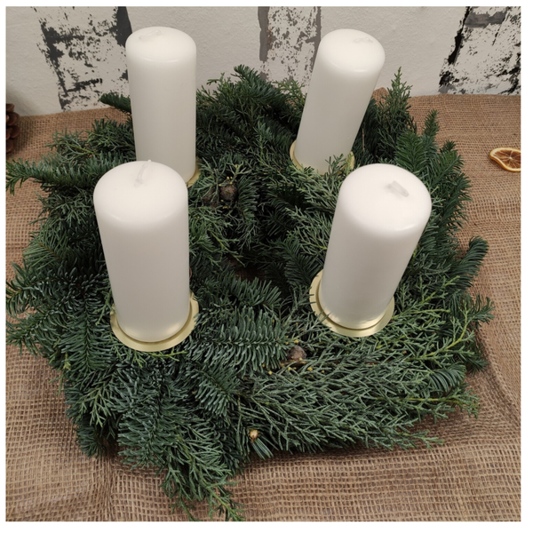 Adventskranz Edeltanne - Natur
