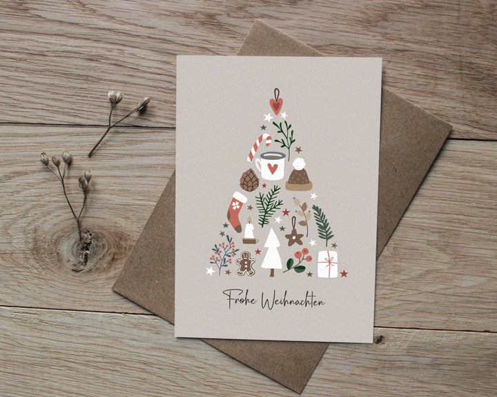 Weihnachtskarte "Frohe Weihnachten" - raschekraenzedevelopment