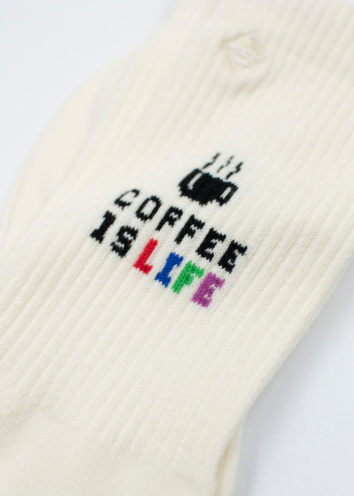 Socken "coffee is life" - raschekraenzedevelopment