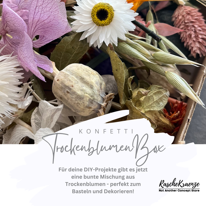 Trockenblumenbox "Konfetti" - RascheKraenze