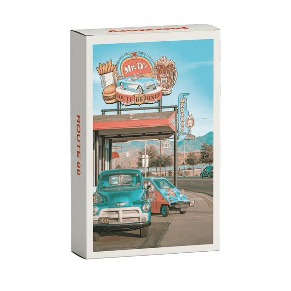 Mini-Puzzle Route 66, 99 Teile - Puzzlery