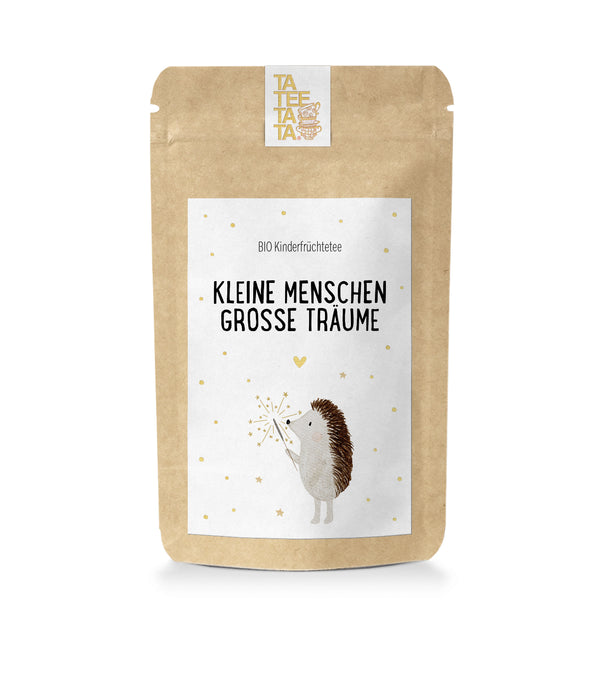 Bio-Kinderfrüchte-Tee "Kleine Menschen große Träume " - RascheKraenze