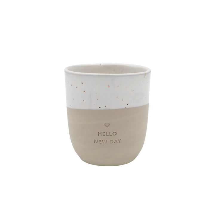 Becher "Hello New Day" - raschekraenzedevelopment