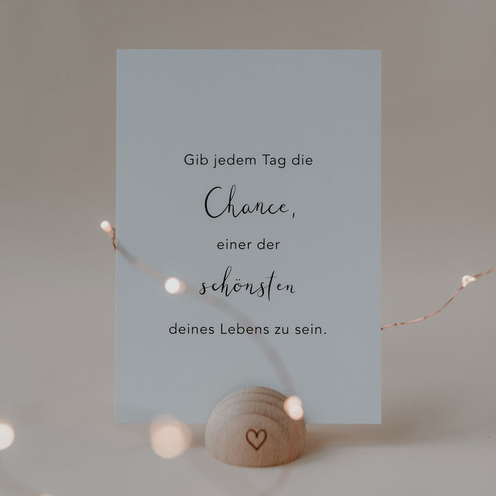 Halbrunder Kartenständer "Herz" - RascheKraenze