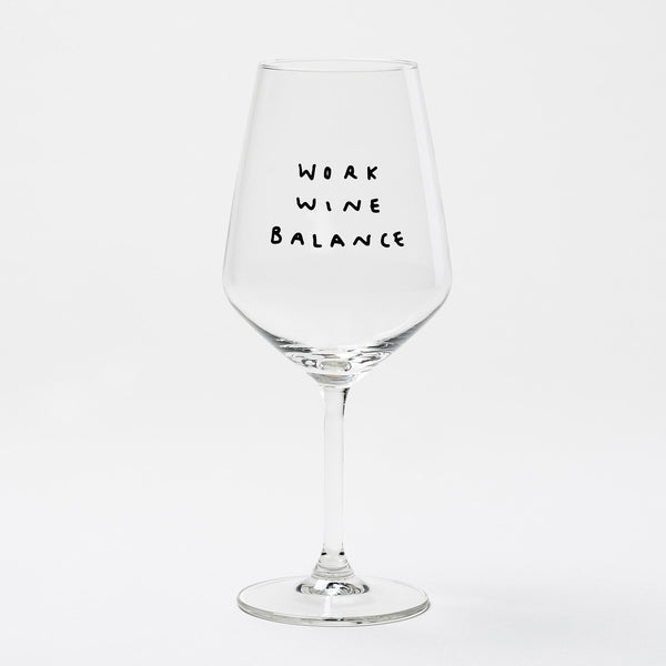 Weinglas "Work Wine Balance"
